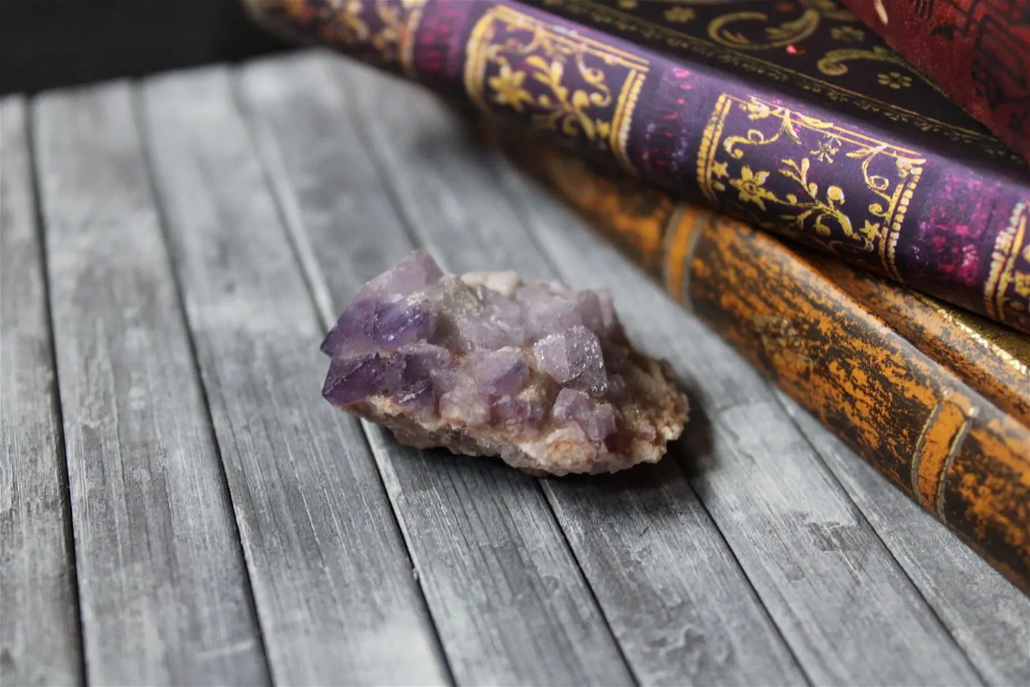 Belle fluorite en octoaèdre - concentration et persévérance - Aurore Lune