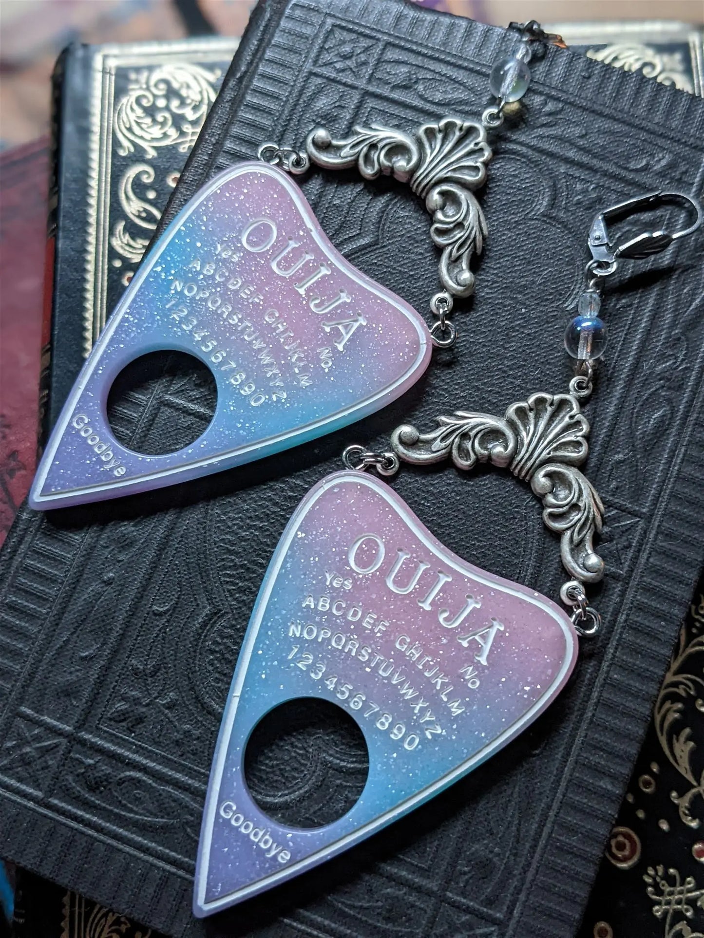 Boucles d'oreilles uniques oui ja - Aurore Lune