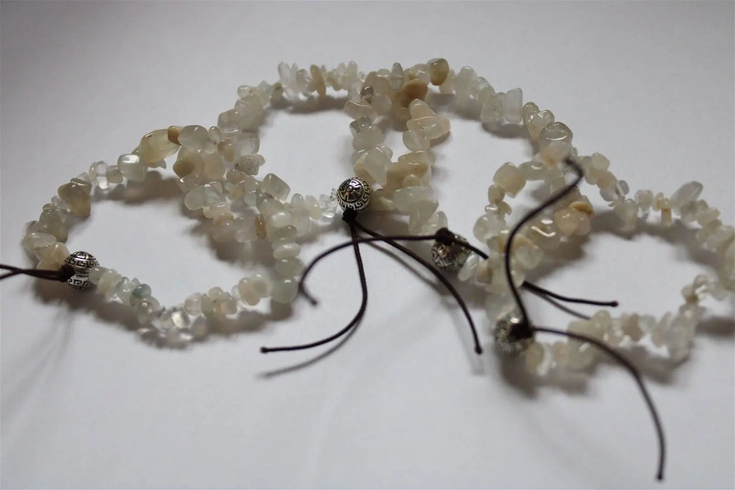 Bracelet en pierre de lune 16 cm - Aurore Lune