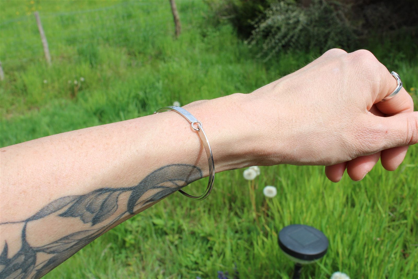 Bracelet inox "believe in yourself" CROIS EN TOI - Aurore Lune