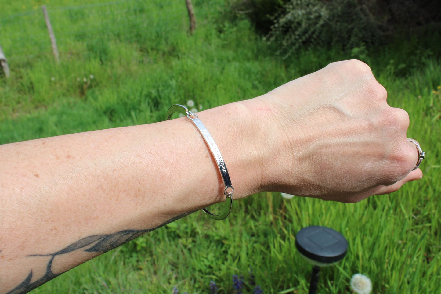 Bracelet inox "believe in yourself" CROIS EN TOI - Aurore Lune