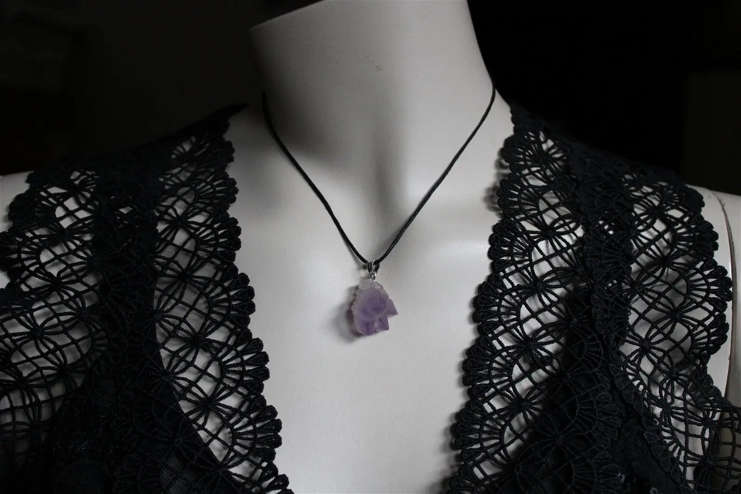 CADEAU Collier améthyste brute dès 35 € d'achats - Aurore Lune