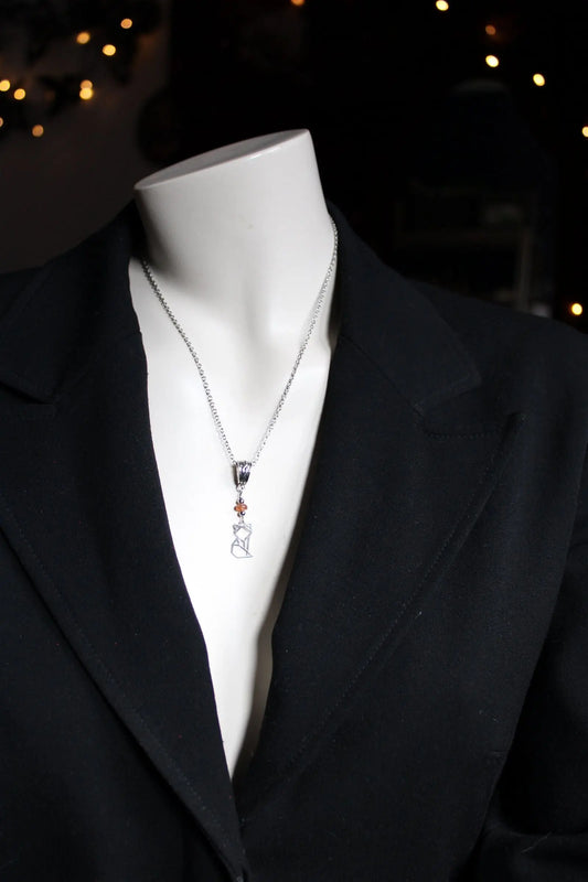 COLLECTION RENARDS Collier pierre de soleil - Aurore Lune