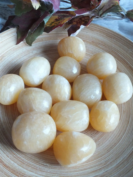 Calcite orange épaisse - Aurore Lune