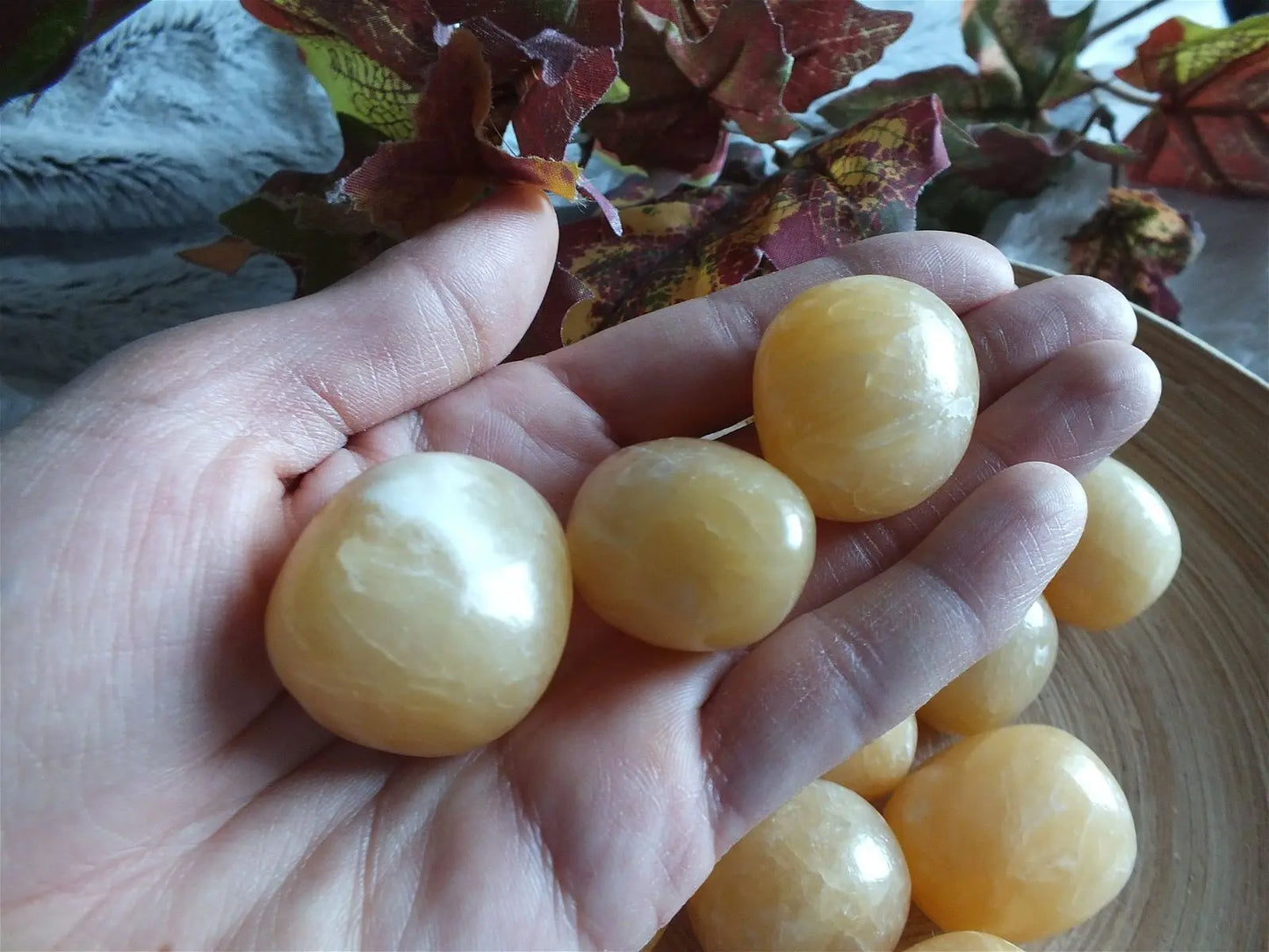 Calcite orange épaisse - Aurore Lune
