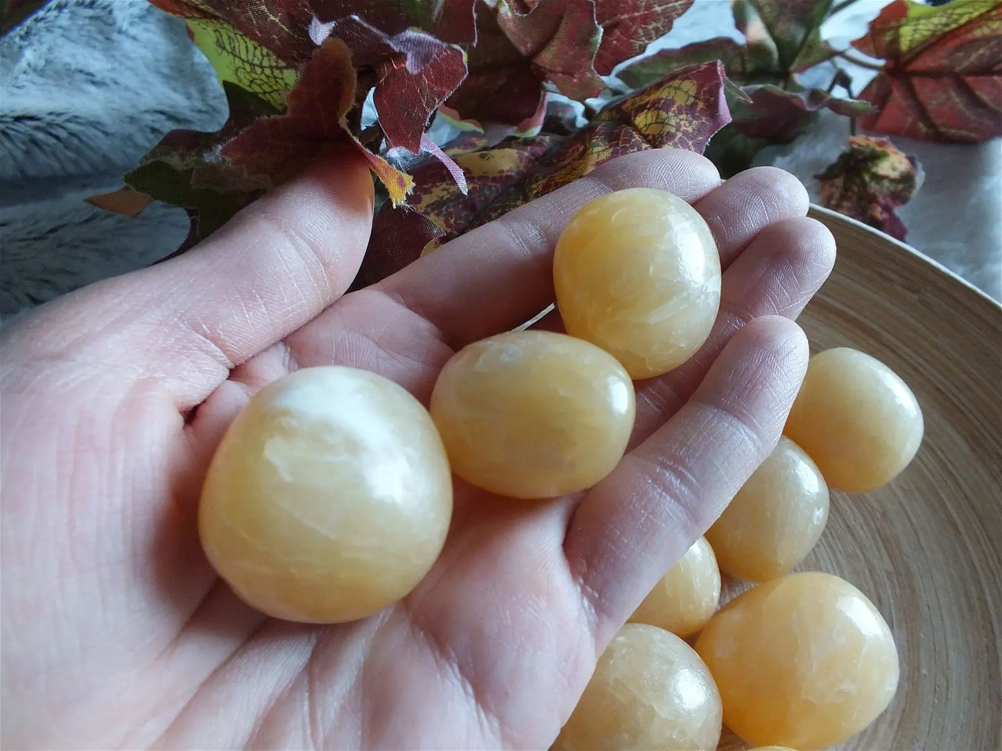 Calcite orange épaisse - Aurore Lune