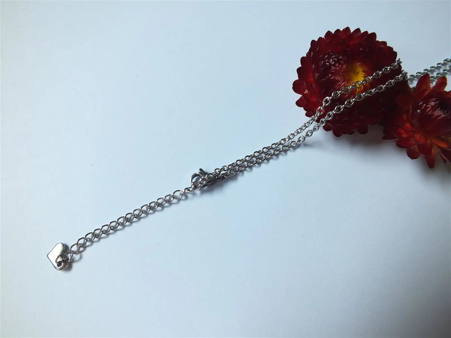 Chaîne sautoir inox 73 à 79 cm collier - Aurore Lune