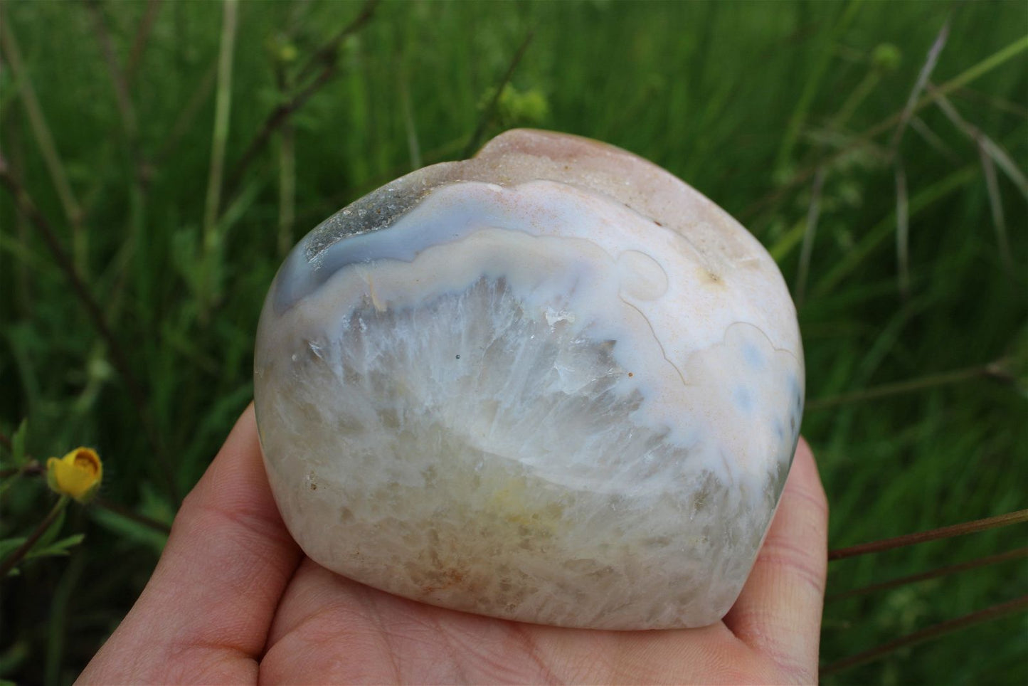 Coeur en agate - Brésil qualité + - Aurore Lune
