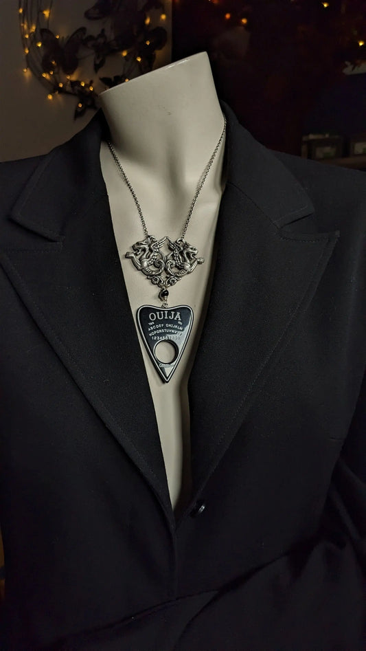 Collier Oui-ja et gargouilles - Aurore Lune