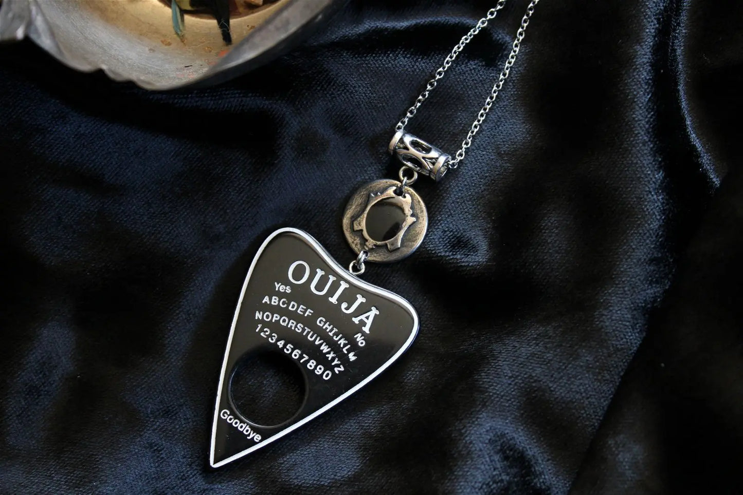 Collier Oui-ja noir - Aurore Lune