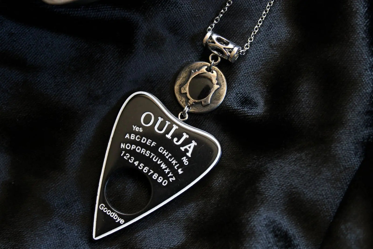 Collier Oui-ja noir - Aurore Lune