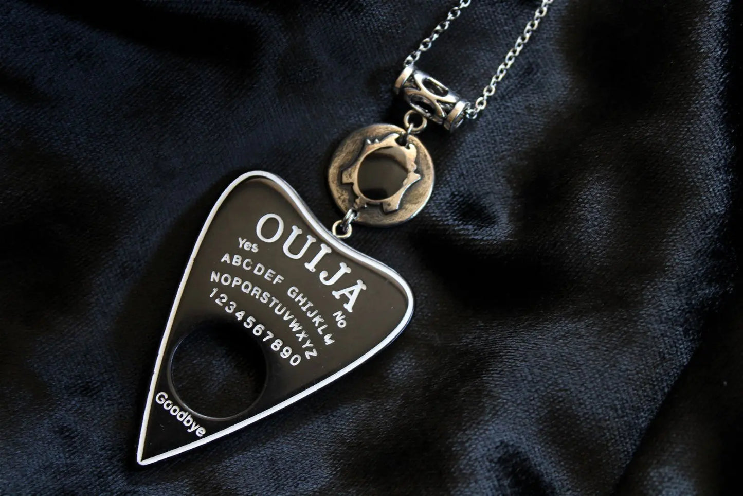 Collier Oui-ja noir - Aurore Lune