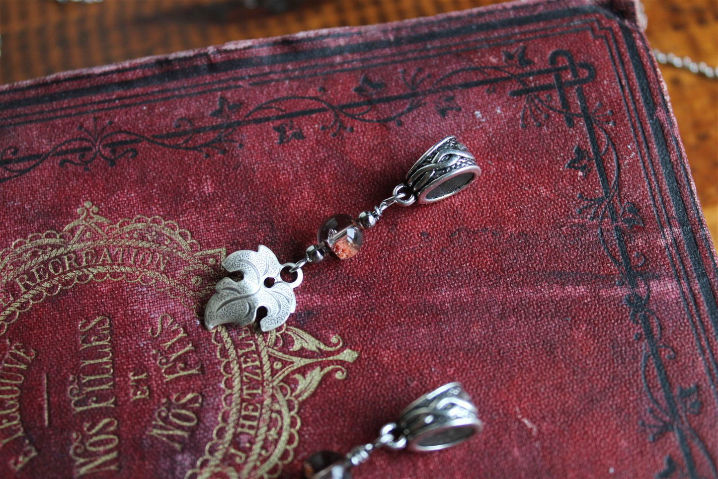Collier avec jolie lodolite LES EPURES - Aurore Lune