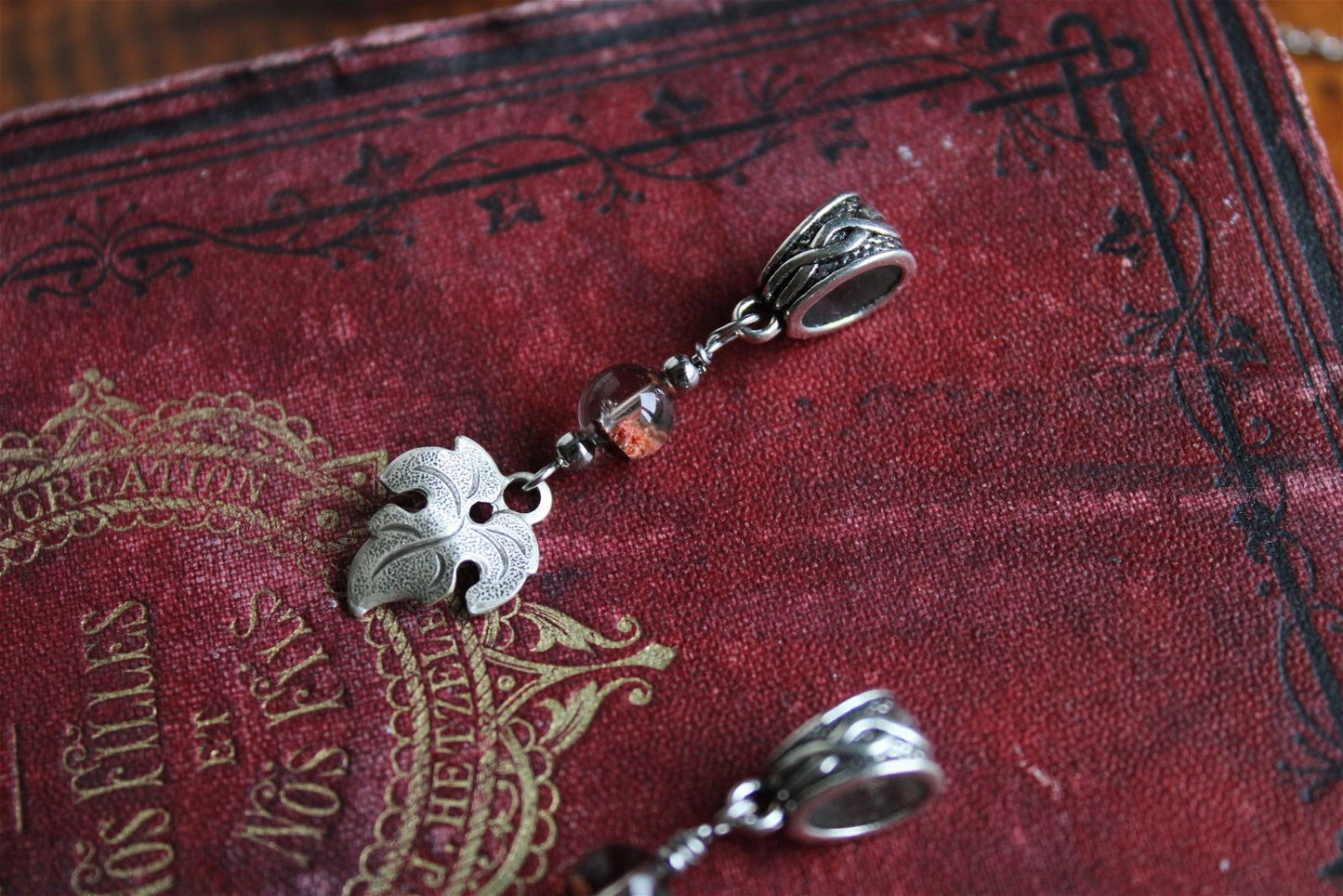 Collier avec jolie lodolite LES EPURES - Aurore Lune