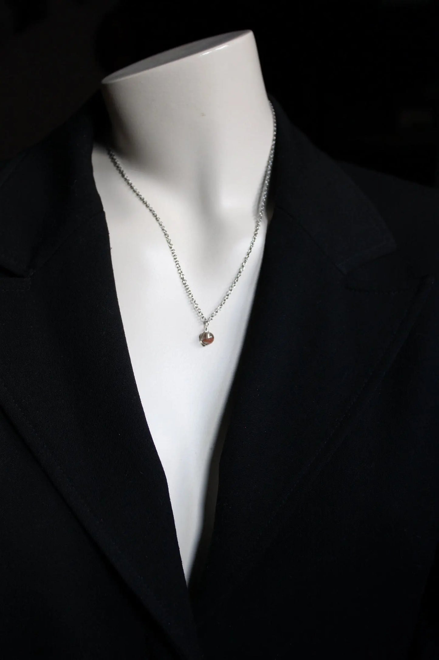 Collier avec jolie lodolite LES EPURES - Aurore Lune