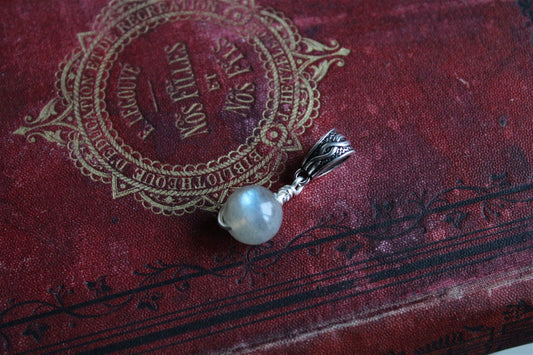 Collier avec labradorite - Aurore Lune