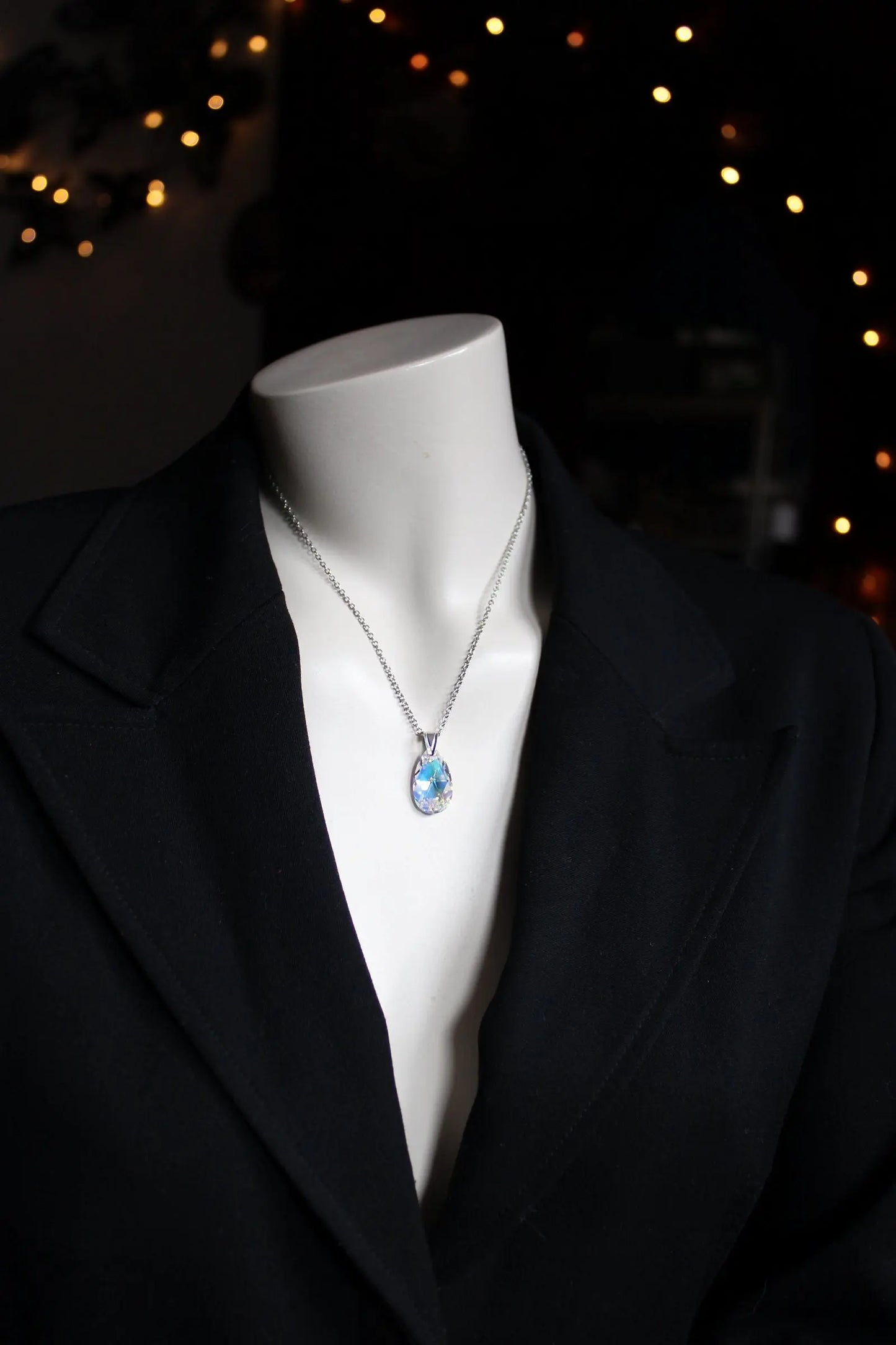 Collier décoré de swarovski original - Aurore Lune