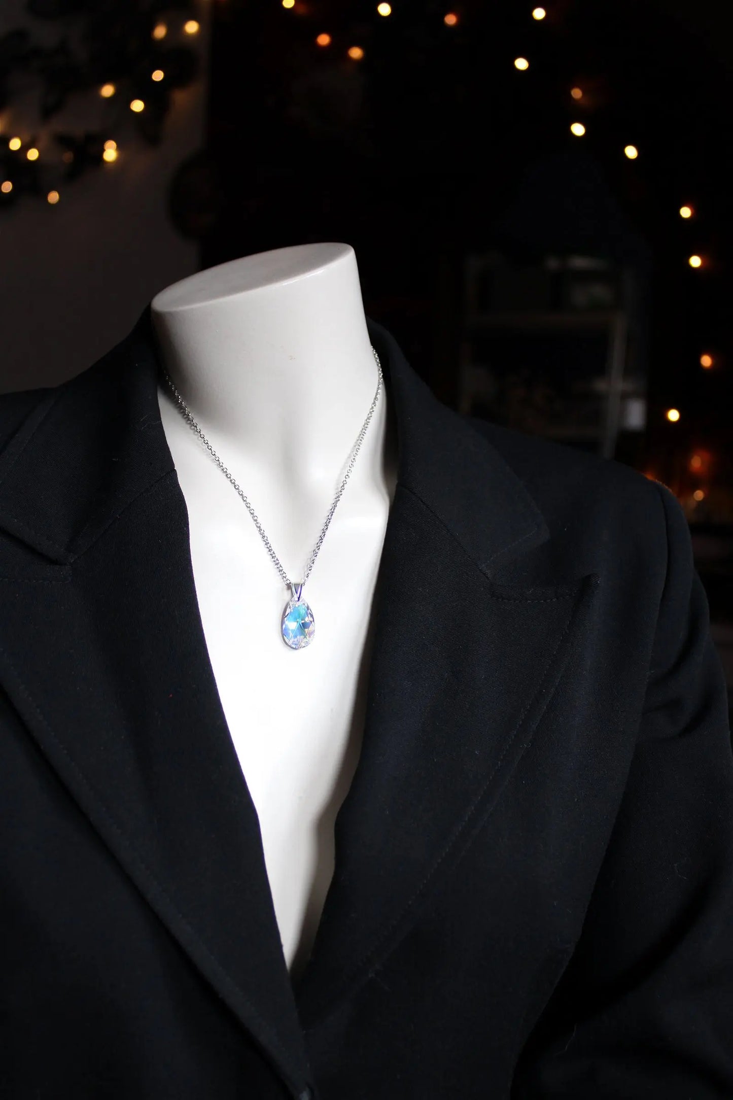 Collier décoré de swarovski original - Aurore Lune