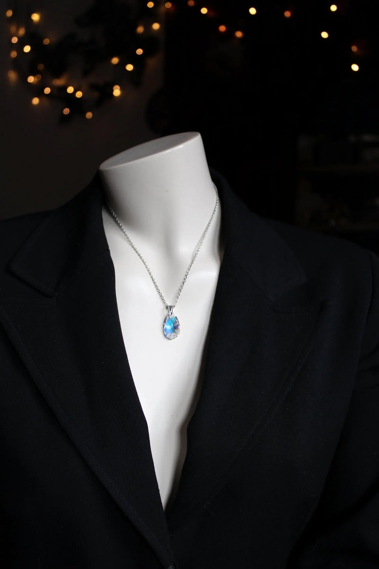 Collier décoré de swarovski original - Aurore Lune