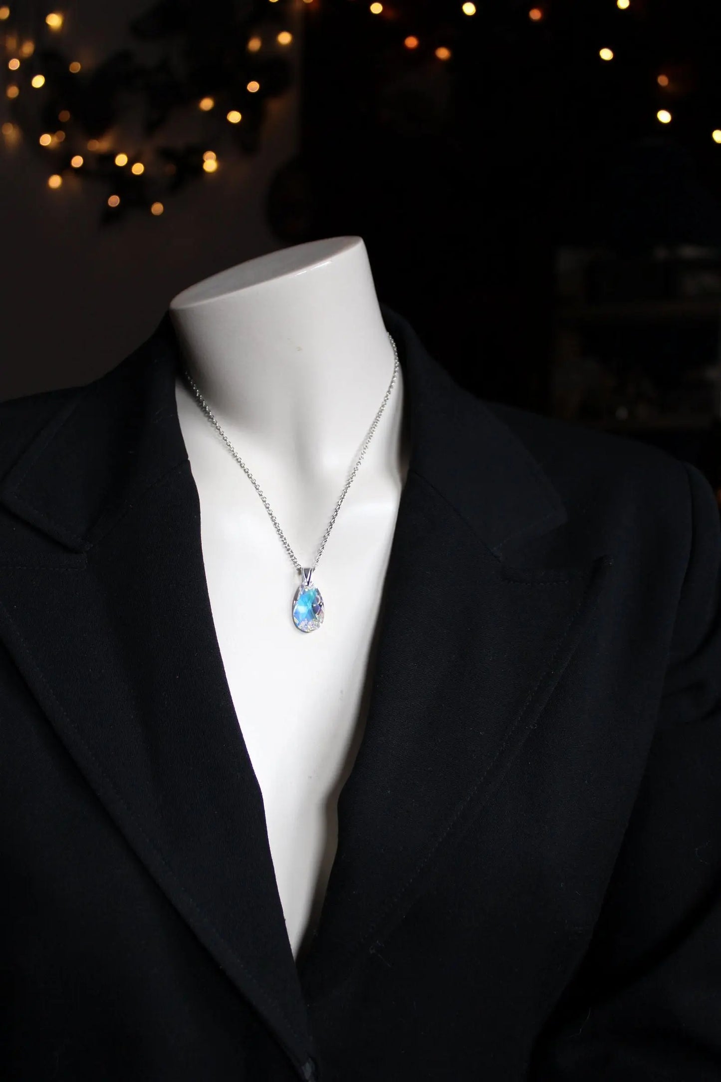 Collier décoré de swarovski original - Aurore Lune