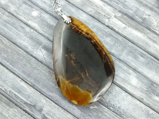 Collier en simbircite - Aurore Lune