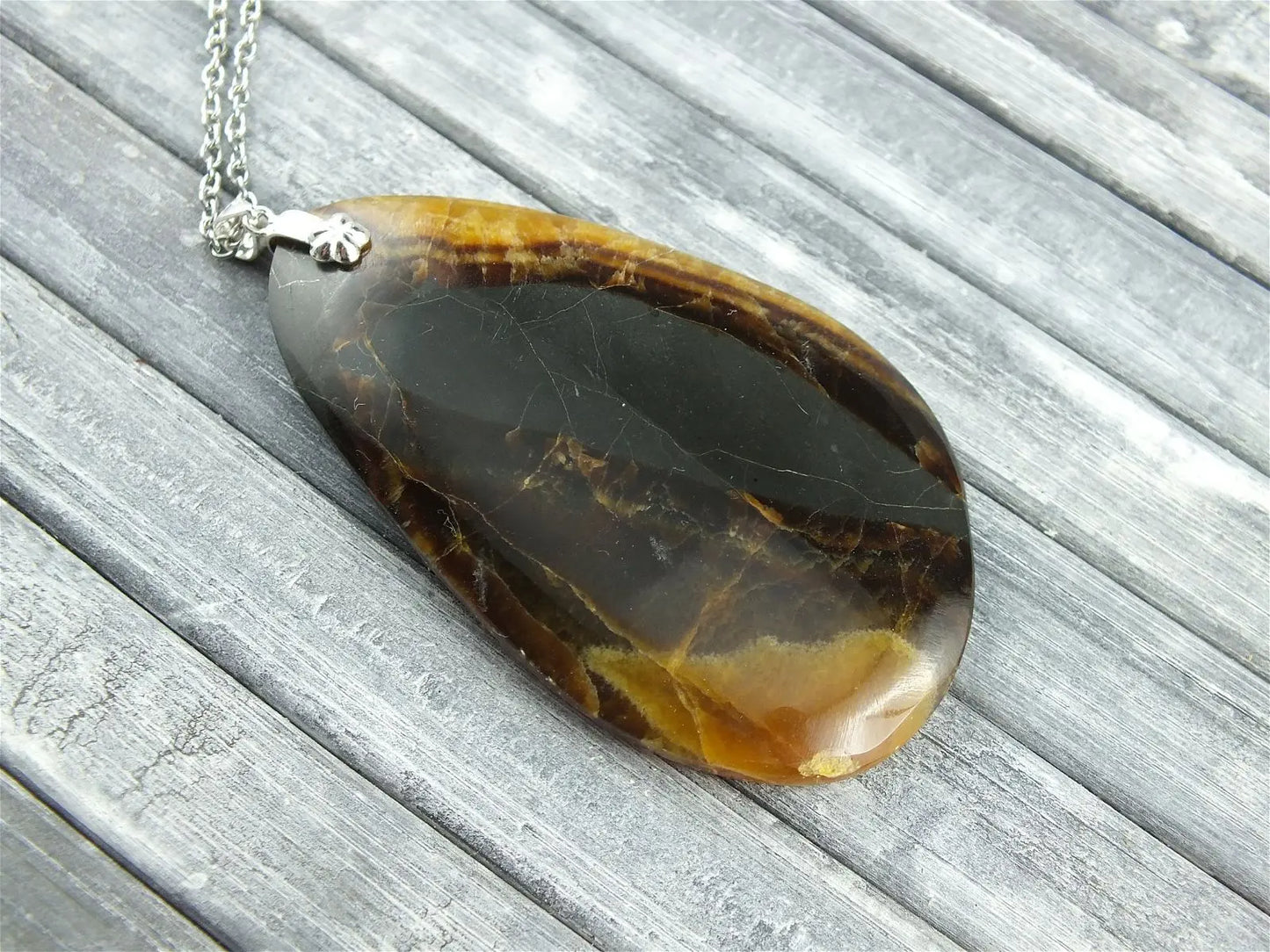 Collier en simbircite - Aurore Lune