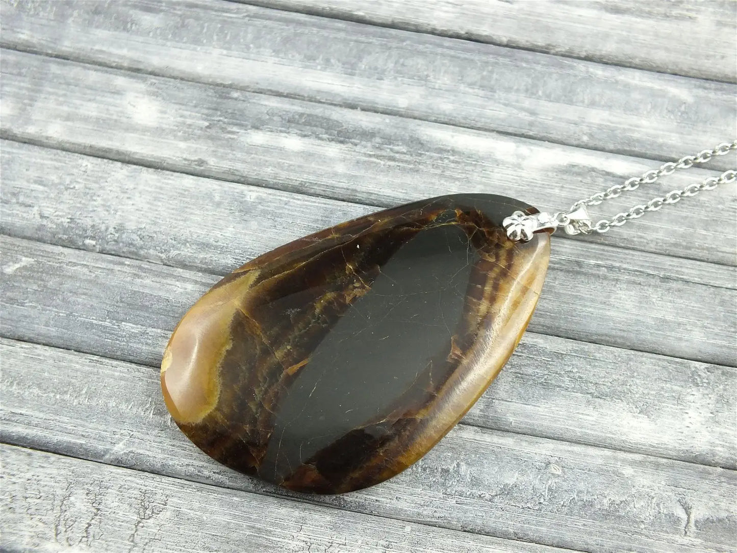 Collier en simbircite - Aurore Lune