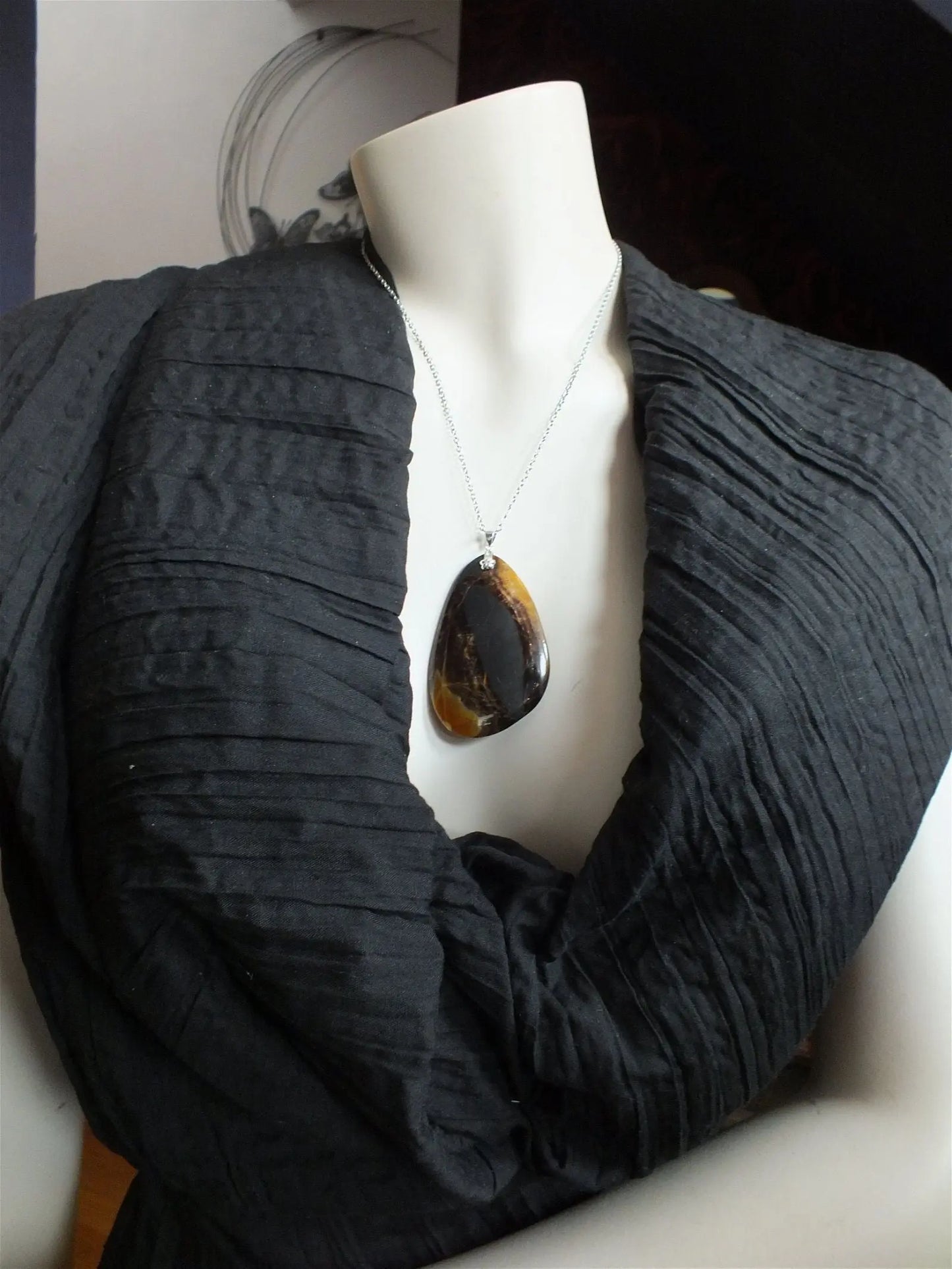 Collier en simbircite - Aurore Lune