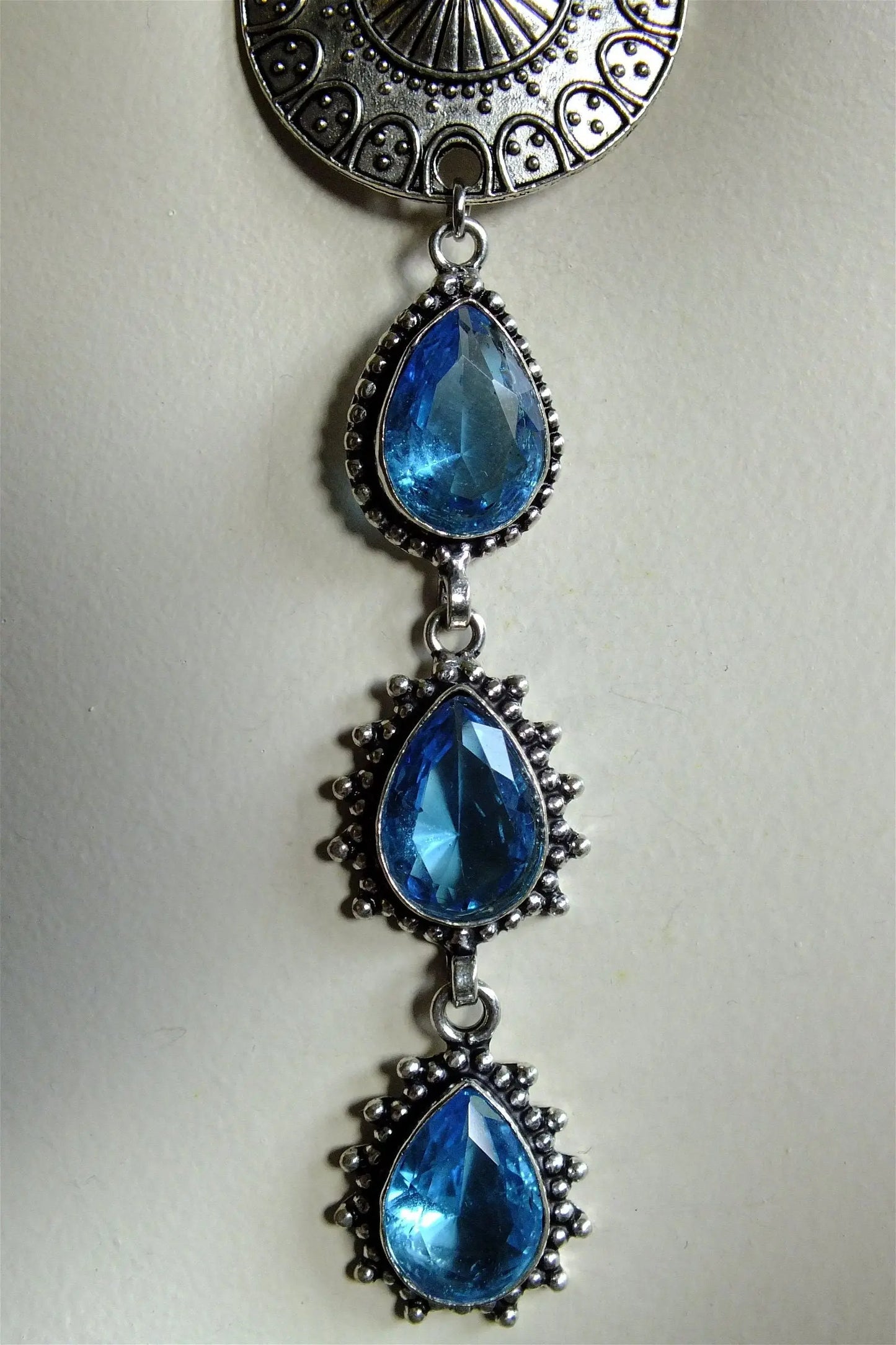 Collier *rêves sous le ciel d'été* - Aurore Lune