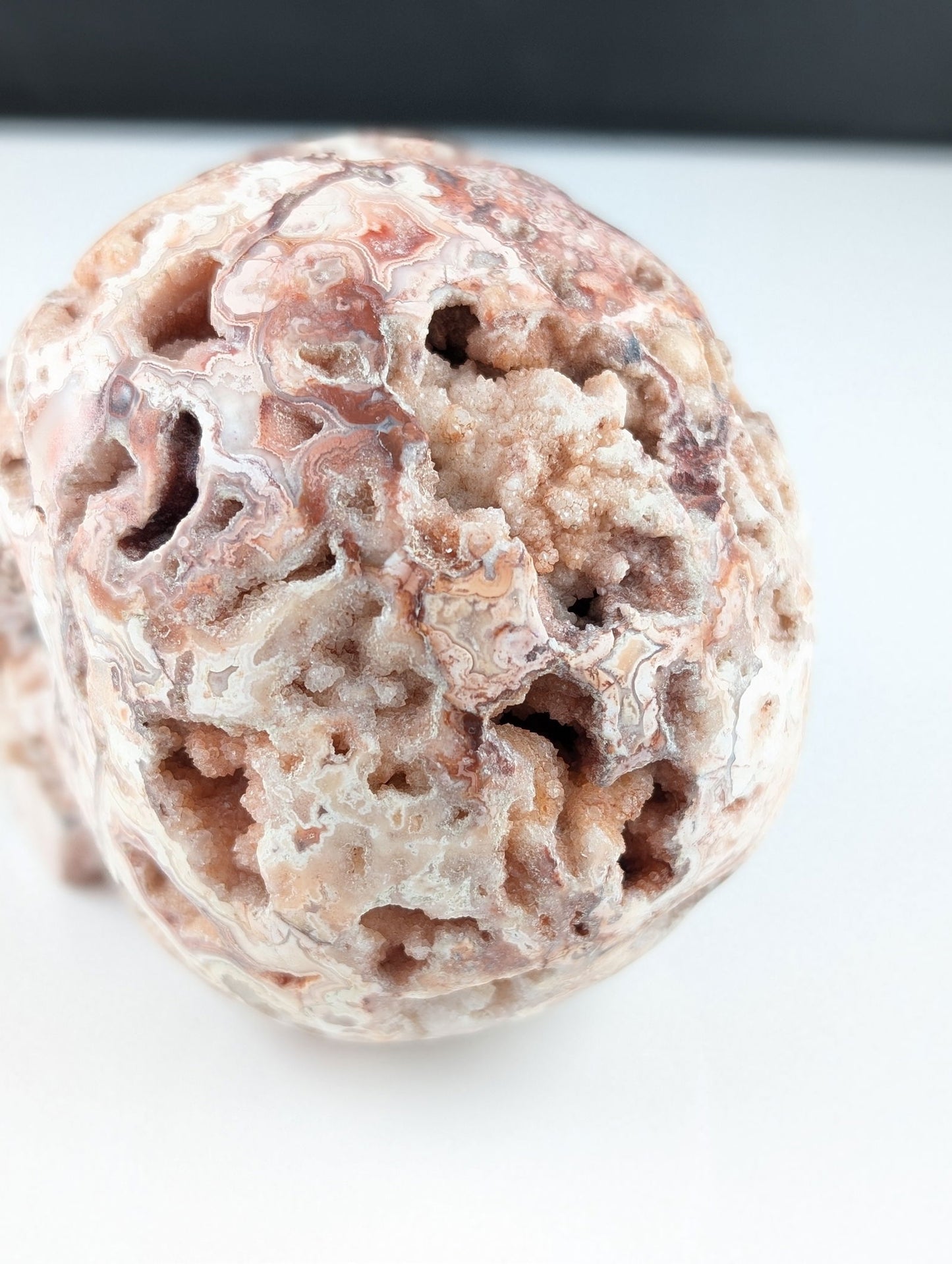 Crâne crazy agate - Aurore Lune