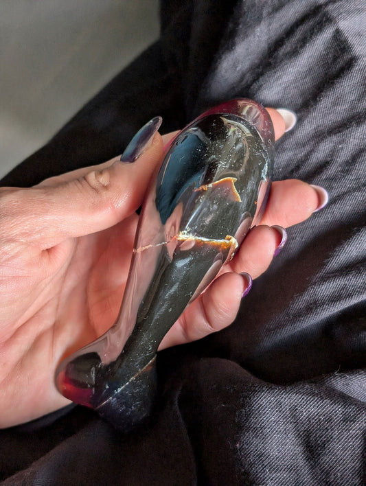 Dauphin en ambre - Aurore Lune