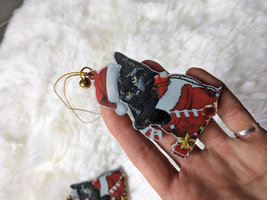 Décoration de Noël pour sapin ou maison ou voiture - Aurore Lune