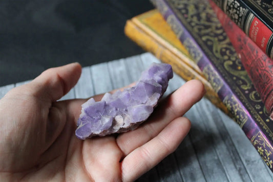 Fluorite violette brute - Aurore Lune