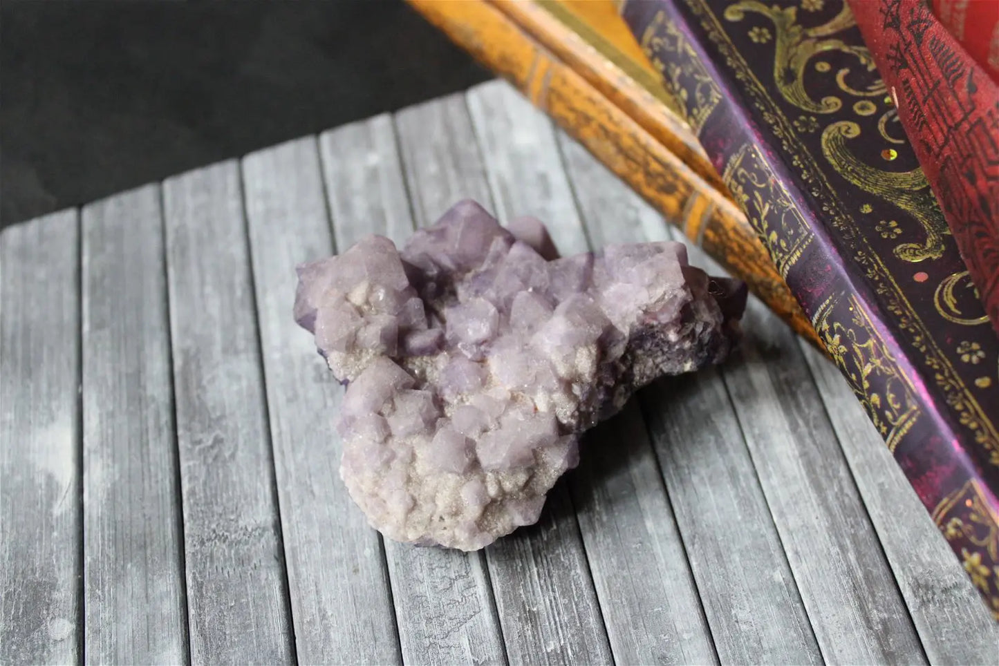 Fluorite violette brute - Aurore Lune