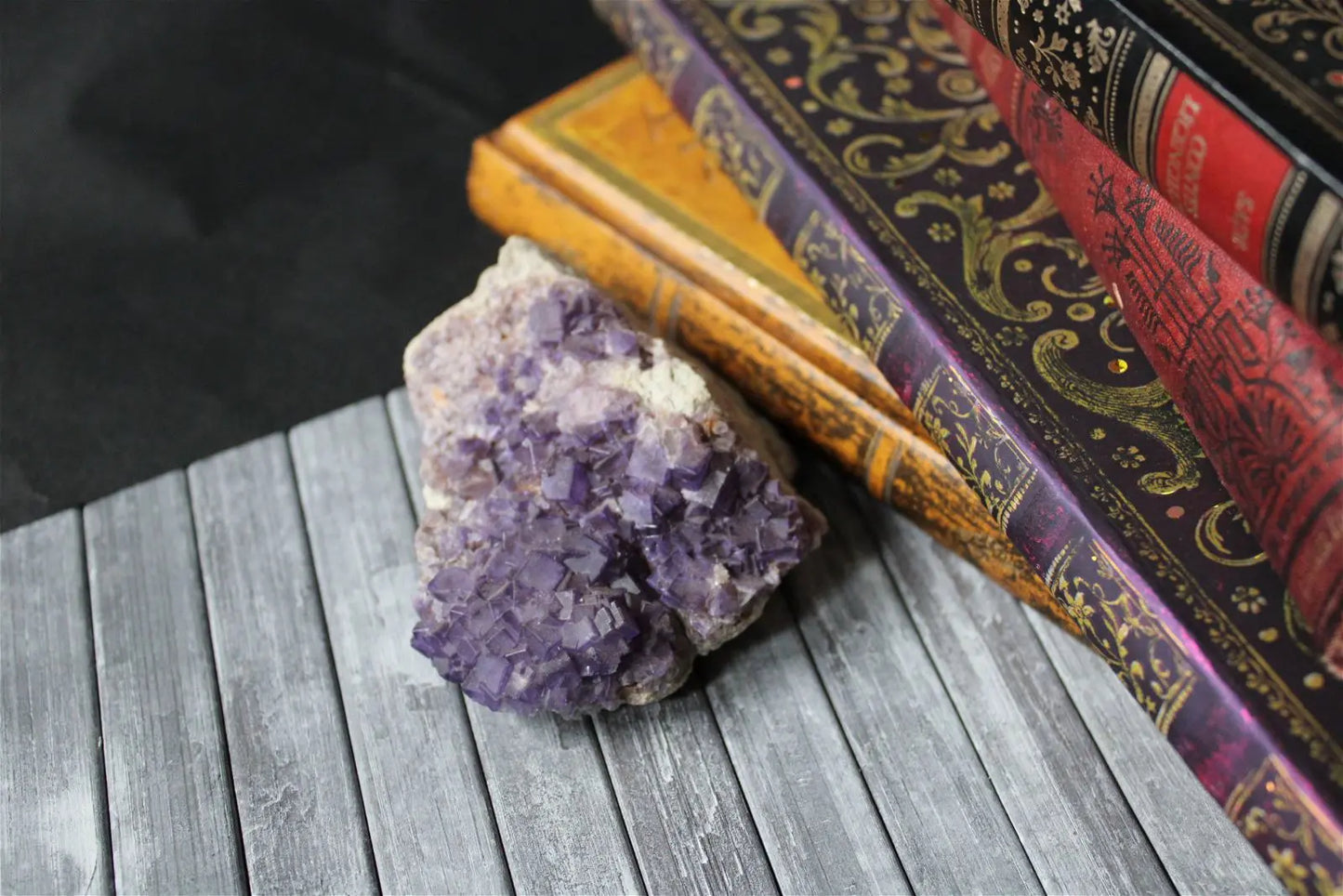 Fluorite violette brute - Aurore Lune