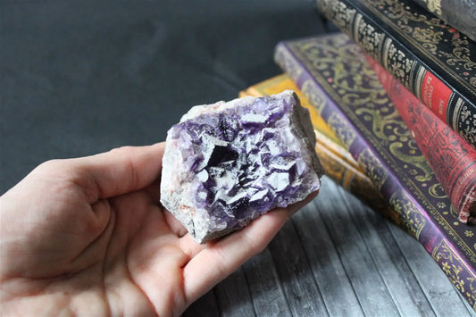 Fluorite violette brute - Aurore Lune