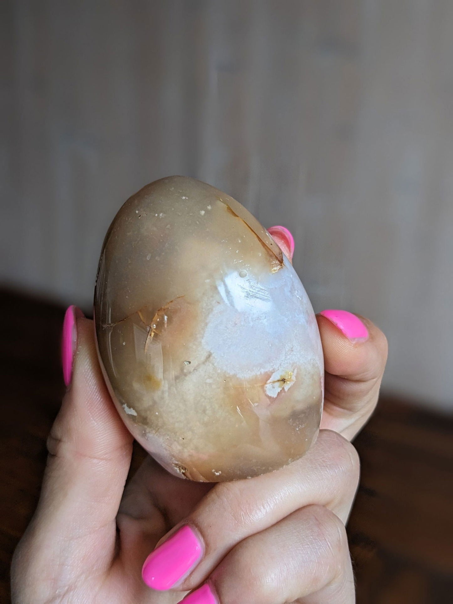Forme libre agate sakura - Aurore Lune
