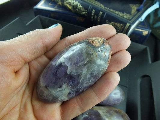 Galet d' améthyste - Aurore Lune