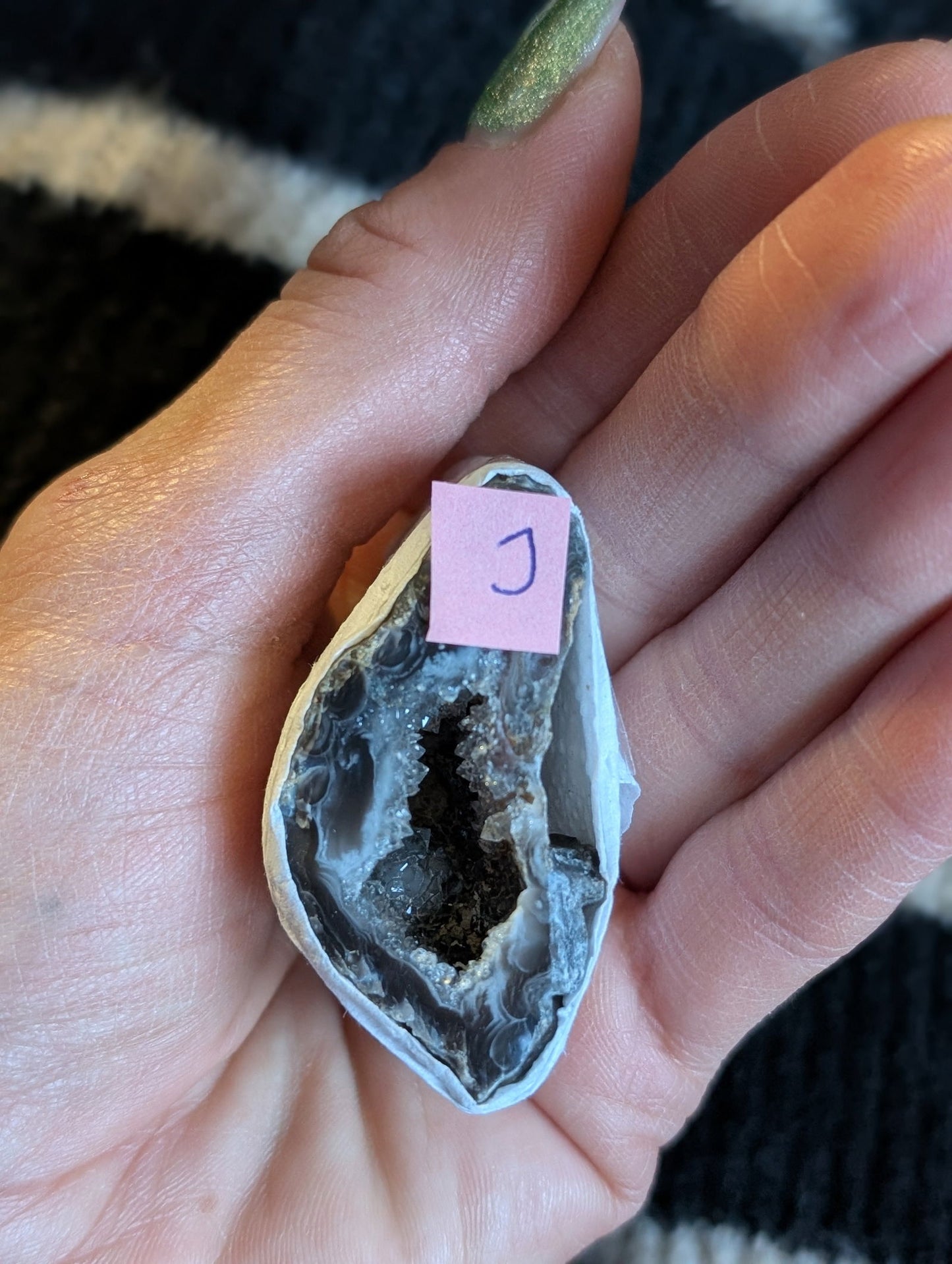 Géode agate au choix - Aurore Lune