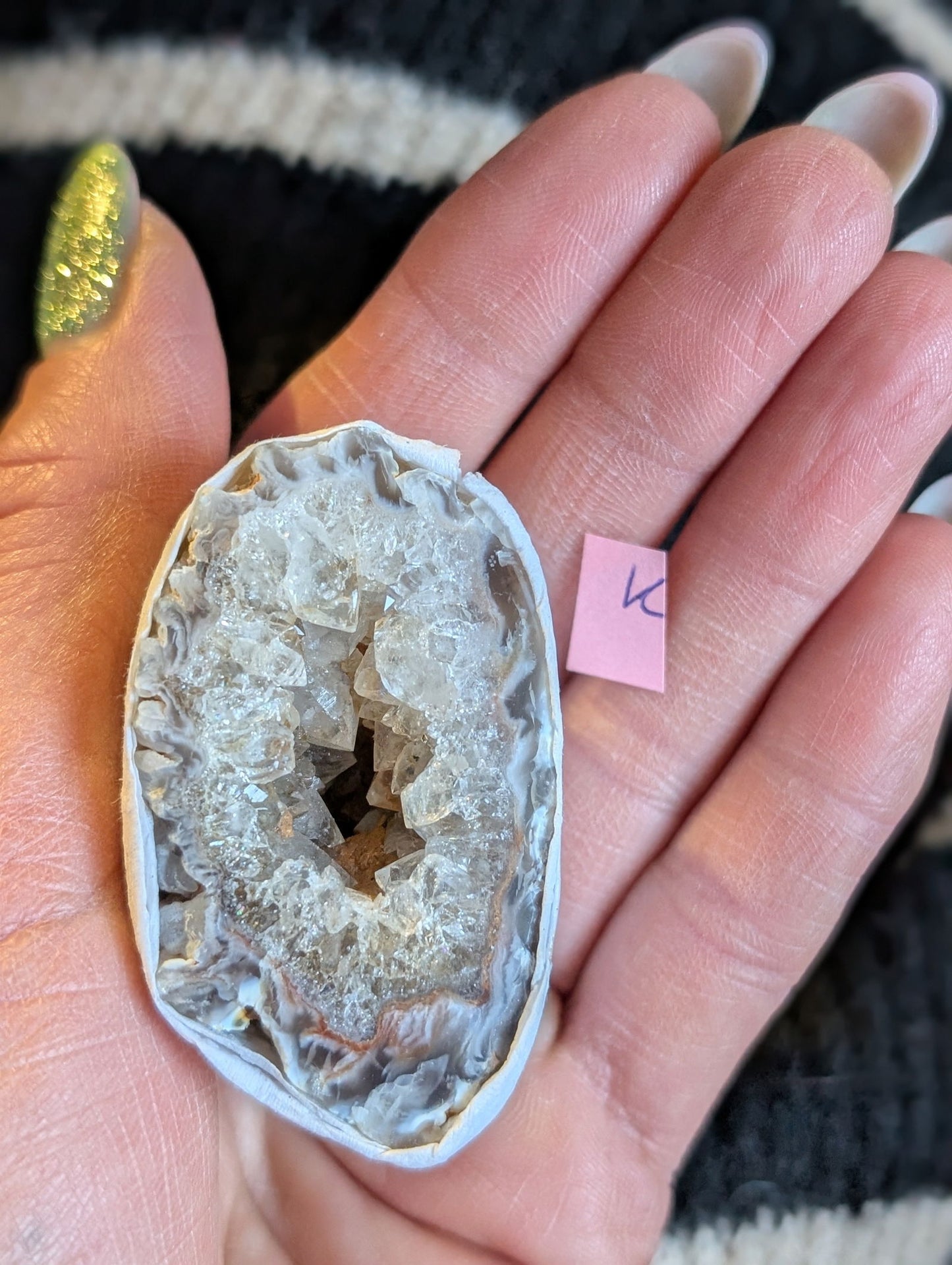Géode agate au choix - Aurore Lune