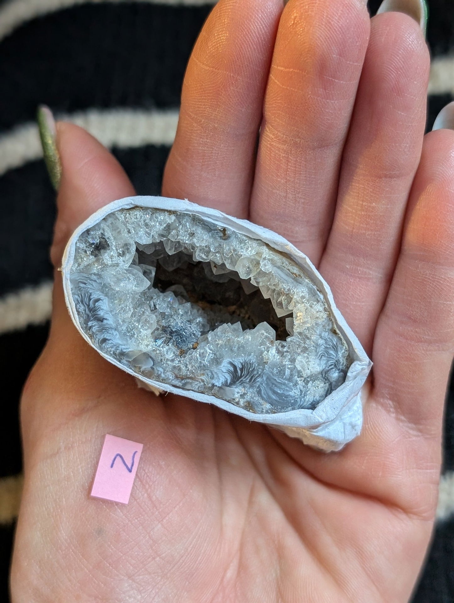 Géode agate au choix - Aurore Lune
