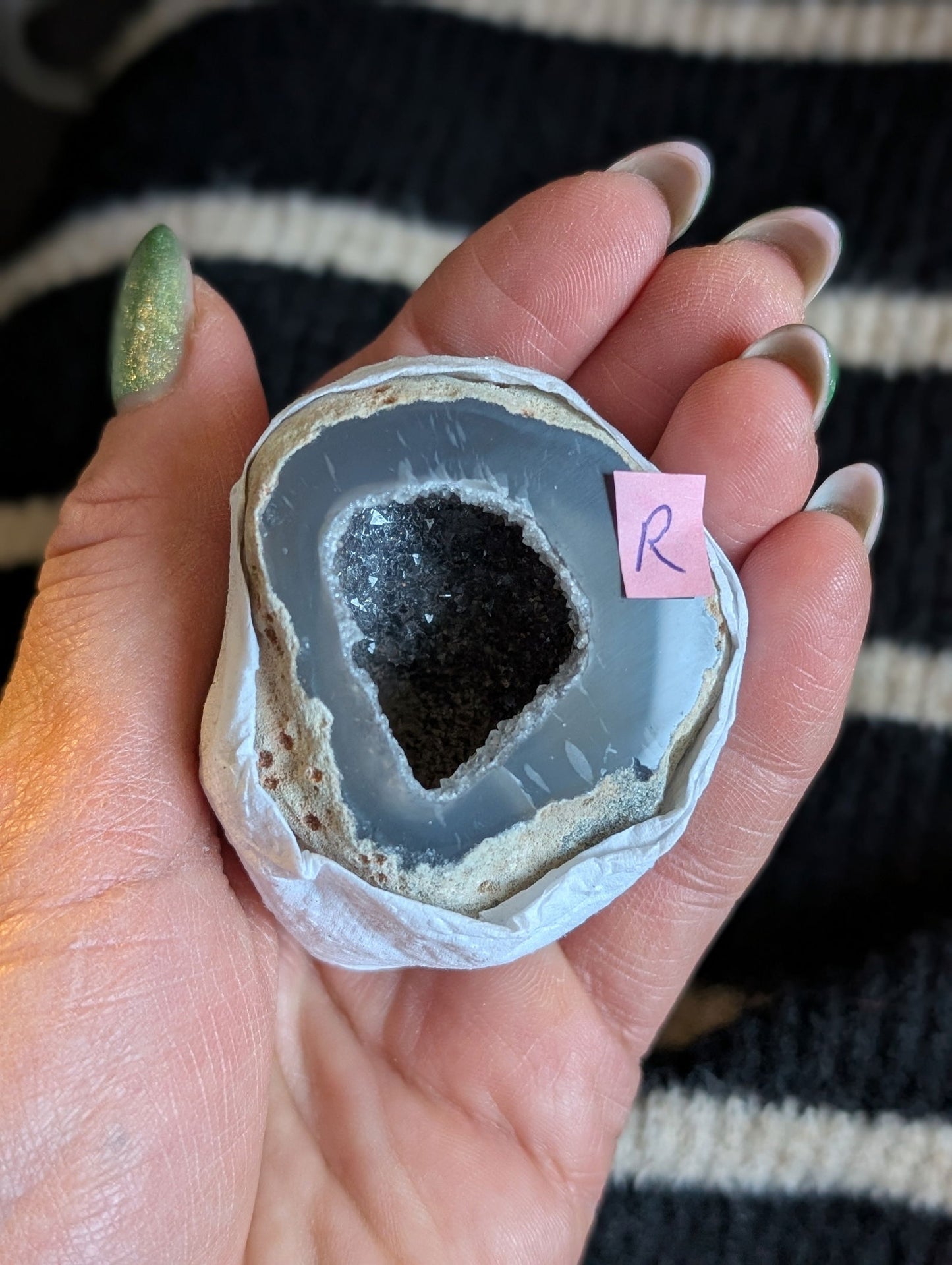 Géode agate au choix - Aurore Lune