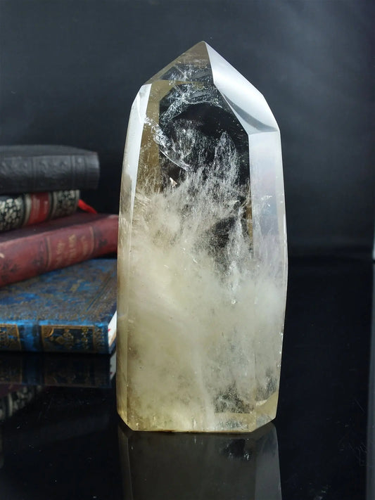 Grosse Pointe de citrine 616 grammes - Aurore Lune