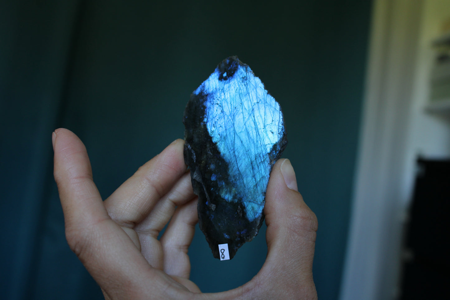 Morceau de labradorite mi-brute AU CHOIX menu déroulant - Aurore Lune