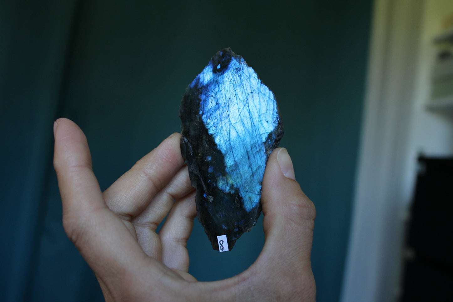 Morceau de labradorite mi-brute AU CHOIX menu déroulant - Aurore Lune