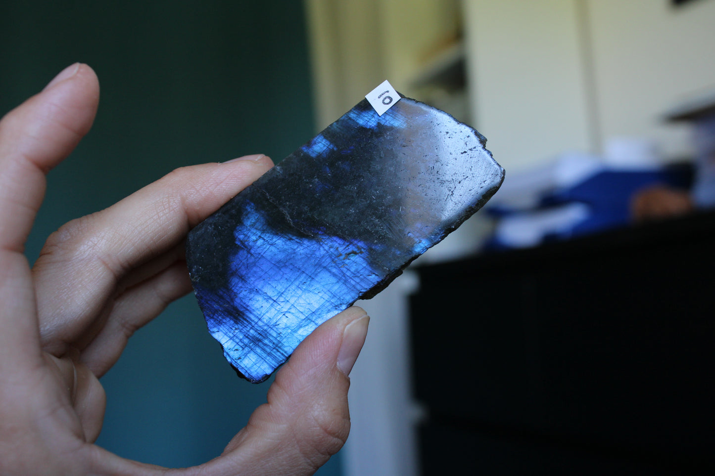 Morceau de labradorite mi-brute AU CHOIX menu déroulant - Aurore Lune
