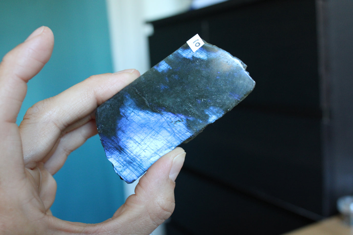 Morceau de labradorite mi-brute AU CHOIX menu déroulant - Aurore Lune