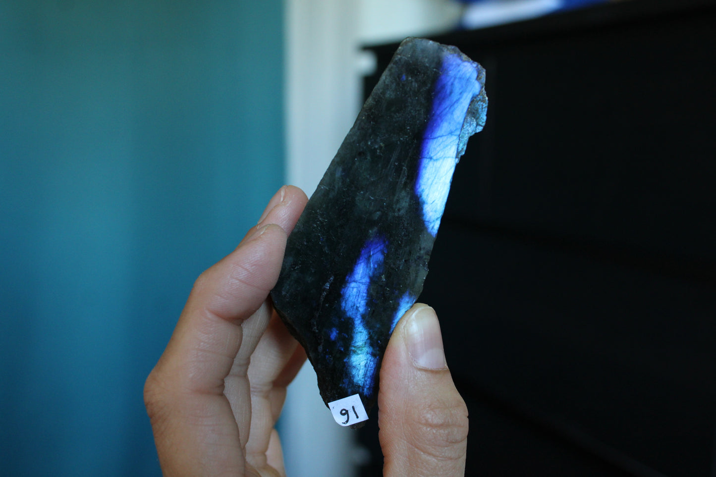 Morceau de labradorite mi-brute AU CHOIX menu déroulant - Aurore Lune