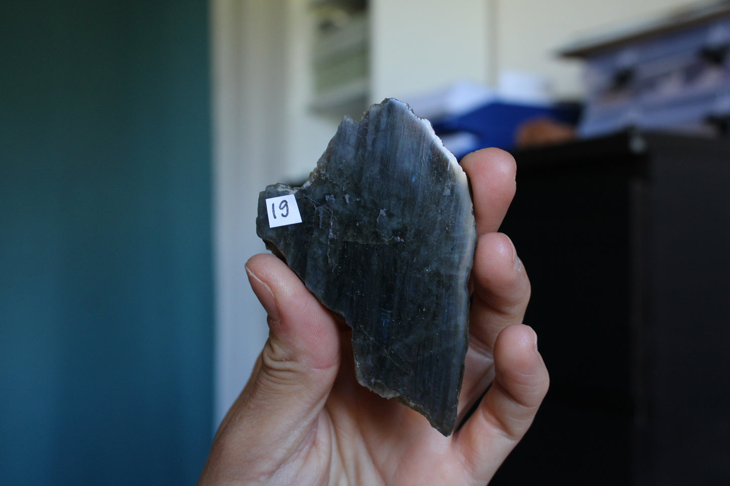 Morceau de labradorite mi-brute AU CHOIX menu déroulant - Aurore Lune