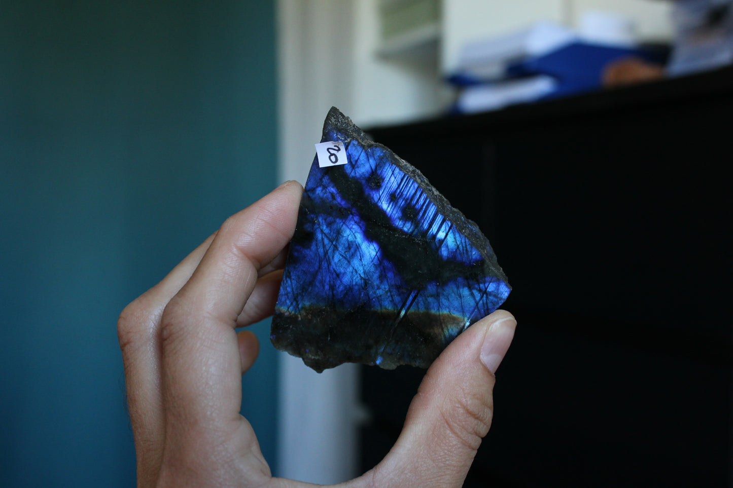 Morceau de labradorite mi-brute AU CHOIX menu déroulant - Aurore Lune